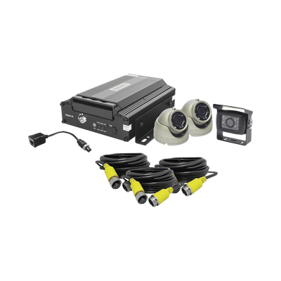 [XMR401NHDSKIT] KIT DVR PARA VEHICULO /  INCLUYE /  CÁMARAS PARA INTERIOR /  CÁMARA PARA EXTERIOR, / 2MP AHD /  CABLES EXTENSORES / ADAPTADOR LAN.