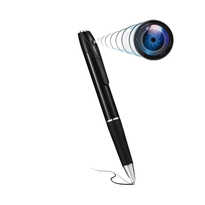[W8] Cámara Oculta en Bolígrafo (Spyce Camera) /  Full HD / Grabación de Video y Audio / Captura de Fotos / Soporta Memoria Micro-SD de hasta 64G / Tiempo de Carga Aprox. 1 hora / Tiempo de Trabajo 120 min. / Incluye Cable de Carga.