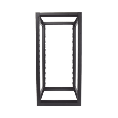 [EI-QR-3224-R2] Rack Estándar 19" de 4 Postes, Acero, 24 Unidades, Profundidad Ajustable.