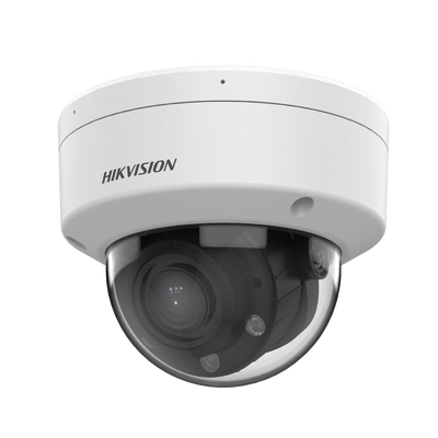 [DS-2CD1743G2-LIZSU] Domo IP 4 Megapíxel / Lente Motorizado 2.8 a 12 mm / Dual Light (30 mts IR + 30 mts Luz Blanca) / ACUSENSE Lite / Microfono Integrado / Exterior IP67 / IK08 / WDR 120 dB / PoE  / Micro SD