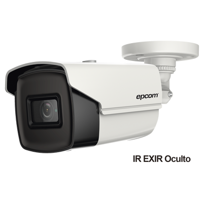 [B4K-TURBO-LX] Bala TURBOHD 4K (8 Megapixeles) / Gran Angular 102º / Lente 2.8 mm / Exterior IP67 / IR EXIR 60 mts / dWDR