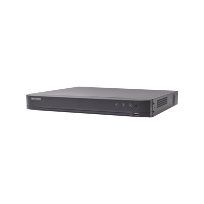 [IDS-7208HUHI-M1/S/A(C)] DVR 8 Canales TurboHD + 8 Canales IP / 8 Megapixel (4K) / Acusense (Evita Falsas Alarmas) / Audio por Coaxitron / 1 Bahía de Disco Duro / 8 Entradas de Alarma / 4 Salidad de Alarma / H.265+