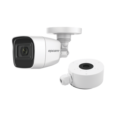 [N4-B8TURBOG2P/A/XPS-205925] KIT DE CÁMARA + MONTAJE / Cámara Bala TURBOHD 2 Megapixel (1080p) / Gran Angular 106° / Lente 2.8 mm / 25 mts IR EXIR / Exterior IP66 / 4 Tecnologías / dWDR