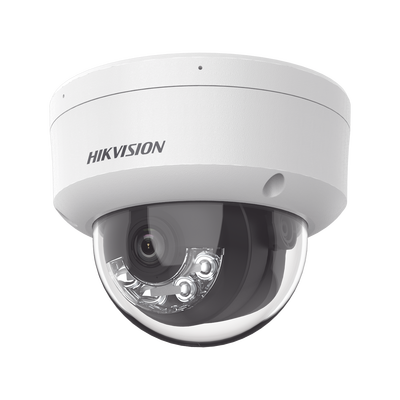 [N4-DS-2CD1123G2-LIU(F)-218234] [Dual Light] Domo IP 2 Megapixel / Lente 2.8 mm / 30 mts IR + 30 mts Luz Blanca / Micrófono Integrado / Antivandálico IK08 / ACUSENSE Lite / Exterior IP67 / H.265 / PoE / ONVIF / Micro SD