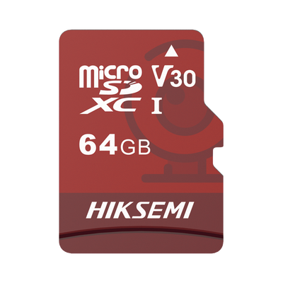 [N4-HS-TF-E1/64G-218973] Memoria microSD / Clase 10 de 64GB / Especializada Para Videovigilancia (Uso 24/7) / Compatibles con cámaras HIKVISION y Otras Marcas / 95 MB/s Lectura / 40 MB/s Escritura