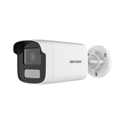 [N4-DS-2CD1T83G2-LIU(F)-219700] [Dual Light] Bala IP 8 Megapixel  (4K) / Lente 4 mm / 50 mts IR + 50 mts Luz Blanca / Micrófono Integrado / ACUSENSE Lite / Exterior IP67 / H.265 / PoE / ONVIF / Micro SD