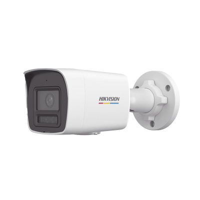 [N4-DS-2CD1047G2H-LIUF-228720] [Dual Light + ColorVu] Bala IP 4 Megapixel / Lente 2.8 mm / 30 mts IR + 30 mts Luz Blanca / Micrófono Integrado / ACUSENSE Lite / Exterior IP67 / WDR 120 dB / PoE / Micro SD