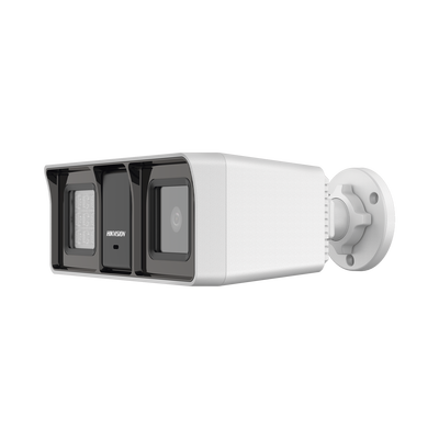 [N4-DS-2CE18D0T-LFS-218457] [Dual Light + ColorVu] Bala TURBOHD 2 Megapíxel (1080p) / Lente 2.8 mm / 60 mts IR + 60 mts Luz Blanca / Gran Angular 101° /Exterior IP67 / Micrófono Integrado / dWDR / 4 Tecnologías