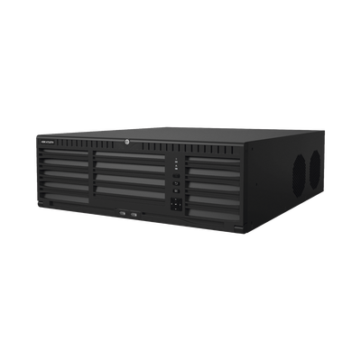 [N4-DS-96128NI-M16/R-215339] [Doble Poder de Decodificación] NVR 32 Megapixel (8K) / 128 Canales IP / AcuSense / ANPR / Conteo de Personas / 16 Bahías de Disco Duro / 2 Tarjetas de Red / Soporta RAID con Hot Swap / 2 HDMI en 8K / POS / Alarmas I/O  / Smart Search