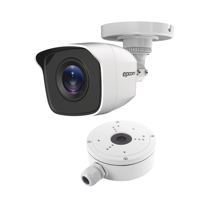 [N4-B8-TURBO-G2W/AX-194692] KIT de Bala TURBOHD 2 Megapixel (1080p) + Caja de Conexión / Exterior IP66 / TVI-AHD-CVI-CVBS