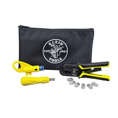 [N4-VDV026212-205843] Kit de Instalación de cable UTP con Estuche (Desforrador + Ponchadora + Ponchadora 110).
