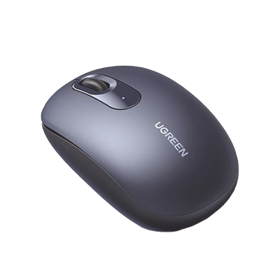 [N4-90550-218170] Mouse Inalámbrico 2.4G 800/1200/1600/2400 DPI | Función de 3 botones | Alcance 10m | Silencioso |  Ergonómico | Anti-caída y Anti-interferencias | Batería Alcalina AA incluida  | Midnight Blue.