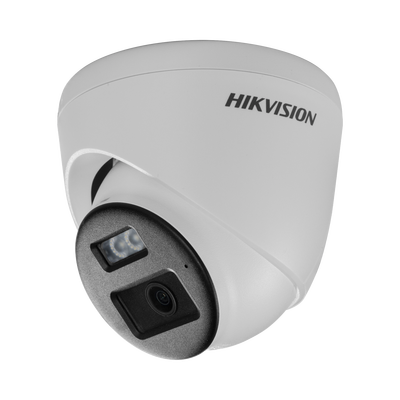 [N4-DS-2CE78D0T-LTS-230117] [Audio Bidireccional + Dual Light + ColorVu] Turret TURBOHD 2 Megapixel (1080p) / Lente 2.8 mm / 40 mts IR EXIR + 40 mts Luz Blanca / Micrófono y Bocina Integrado / Exterior IP67 / dWDR
