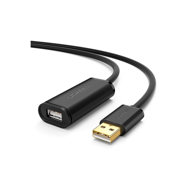 [N4-10319-206897] Cable de Extensión Activo USB 2.0 / 5 Metros / Macho-Hembra / Booster individual FE1.1S incorporado / Velocidad de hasta 480 Mbps / Ideal para impresoras, consolas , Webcam, etc.
