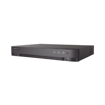 [N4-IDS-7204HQHI-M1/XT-230032] DVR 4 Canales TURBOHD + 2 Canales IP / 5 Megapixel Lite - 3K Lite / Audio de Dos Vías por Coaxitron / Reconocimiento Facial / ACUSENSE (Evista falsas alarmas) / 1 Bahía de Disco Duro / Salida de Video en Full HD