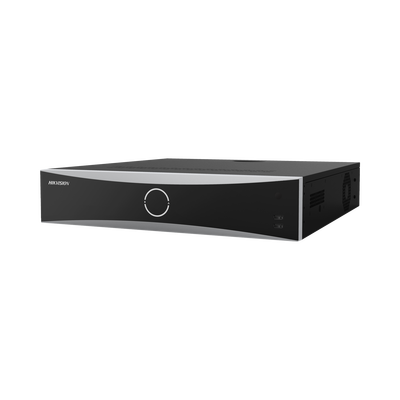 [N4-DS-8632NXI-K8-221113] NVR 12 Megapixel (4K) / 32 Canales IP / Reconocimiento Facial / AcuSense (Evita Falsas Alarmas) / 8 Bahías de Disco Duro /  2 HDMI en 4K / Alarmas I/O