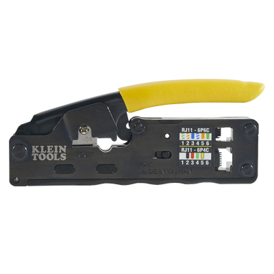 [N4-VDV-226-107-201041] Ponchadora/Pelacables/Cortacables Compacta con Matraca para Conectores  RJ45 y RJ11/RJ12.
