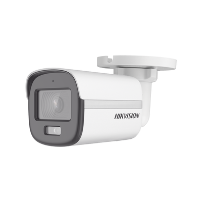 [N4-DS-2CE10KF0T-FS-196350] [ColorVu] Bala TURBOHD 3K (5 Megapixel) / Lente 2.8 mm / Micrófono Integrado / Luz Blanca 20 mts / Exterior IP67 / dWDR / 4 Tecnologías