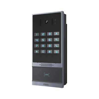 [N4-I64-205483] Videoportero SIP para Control de Acceso, Teclado numérico iluminado, 2 relevadores, anti-vandálico, IP66 y IK07, PoE