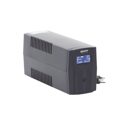 [N4-EPU850LCD-94294] UPS de 850VA/510W / Topología Línea Interactiva / Entrada y Salida 120 Vca / Clavija NEMA 5-15P / 6 Tomas NEMA 5-15R / Sin RJ11 ni RJ45