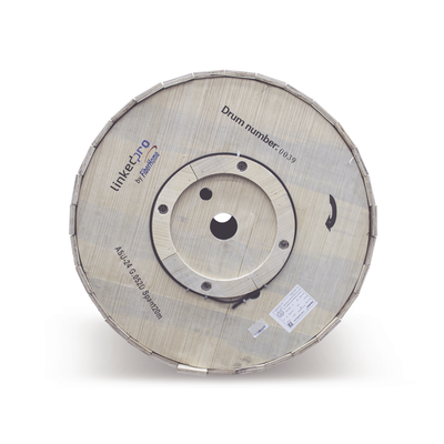 [N4-MINI-ADSS-24C-S120/4KM-209390] Carrete de 4 km de Fibra Óptica Aérea Mini ADSS (ASU) G.652D, Monomodo de 24 Hilos, Exterior, Span 120, Loose Tube