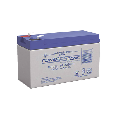 [N4-PS-1280-F1-196553] Batería 12V, 8AH, Para Respaldo, Tecnologías AGM/VRLA, 5 Años Vida Útil, Terminales F1, Reconocida UL