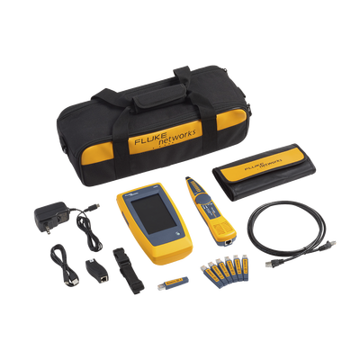 [N4-LIQ-KIT-197949] Kit Avanzado de Calificador de Red LinkIQ, Para Verificar Rendimiento de Cableado Hasta 10Gbps Basado en Frecuencia, con Pantalla Multitáctil a Color