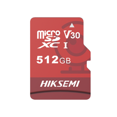 [N4-HS-TF-E1/512G-220901] Memoria MicroSD / Clase 10 de 512 GB / Especializada Para Videovigilancia (Uso 24/7) / Compatibles con cámaras HIKVISION y Otras Marcas / 95 MB/s Lectura / 60 MB/s Escritura