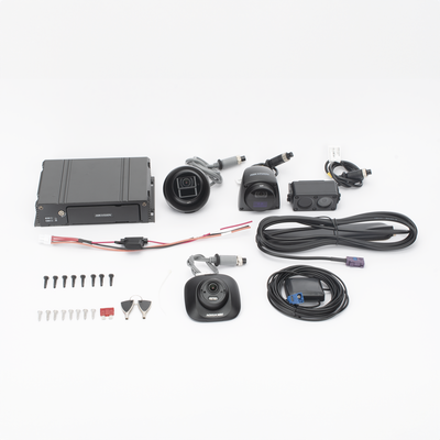 [N4-AE-MD5043-SD/I/GLF/KIT-229036] Kit DVR Móvil / 2 Cámaras Interior + 2 Cámaras Exterior / (1080p) / 4 Canales TURBOHD / Tecnología IA Integrada / Soporta 4G / GPS / Sensor G / Soporta 2 Memorias SD (512 GB total)