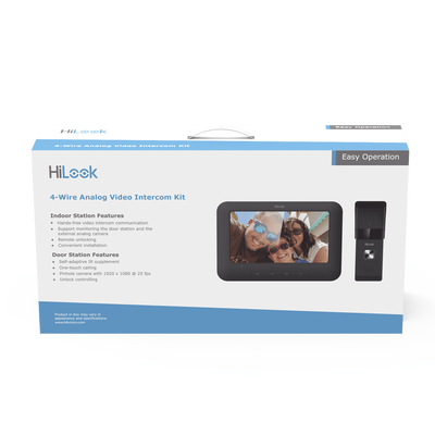 [N4-VI-K13P-231539] Kit de Videoportero Analógico con Pantalla LCD a Color de 7" / Frente de Calle para Exterior IP65 / Salida de Relevador