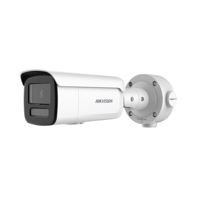 [N4-DS-2CD3T46G2-ISU/SL(H)-218156] [ PROTECCIÓN ACTIVA ] Bala IP 4 Megapixel / Lente 4 mm / 60 mts IR / Exterior IP67 / Micrófono y Bocina Integrado (Audio de Dos Vías) / DARKFIGHTER / PoE+ / Luz Estroboscopica / ONVIF / Micro SD / 4 Analíticos