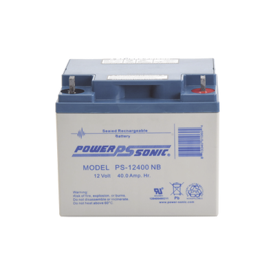 [N4-PS-12400-NB-196560] Batería 12V, 40AH, Para Respaldo, Tecnologías AGM/VRLA, 5 Años Vida Útil, Terminales NB, Reconocida UL