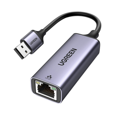 [N4-50922-219784] Adaptador de Red USB-A 3.0 a RJ45 /Admite 10/100/1000 Mbps / Caja de Aluminio / Longitud del cable 10 cm