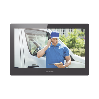 [N4-DS-KH8520-WTE1-170927] Monitor Touch Screen 10" para Videoportero IP / Estético / Video en Vivo / WiFi / Apertura Remota / llamada entre monitores / Audio de dos vías / Policarbonato