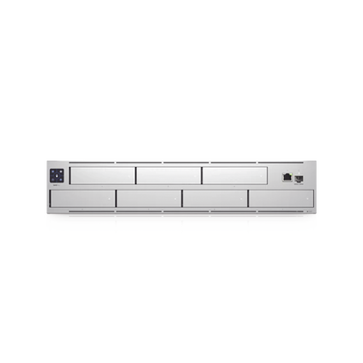 [N4-UNVR-PRO-200341] NVR PRO UniFi Protect, con bahía  para 7 discos duros, almacena hasta 20 cámaras 4k o 60 cámaras 1080p, pantalla táctil
