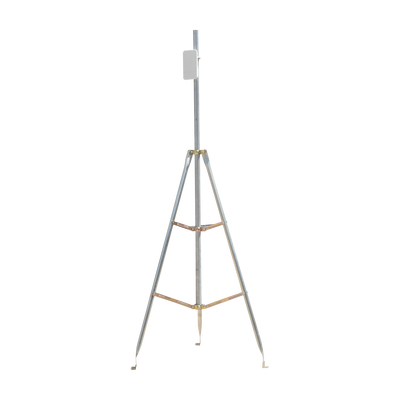 [N4-LP-TP-SLM-3-212028] Kit de Montaje de Tripie con Mástil de 3 metros Ideal para instalar Antenas, Radios, Cámaras, etc...