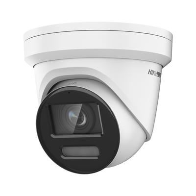 [N4-DS-2CD3387G2-LSU(C)-213696] Turret IP 8 Megapixel / Imagen a color 24/7 / Lente 2.8 mm / Micrófono Integrado /Luz Blanca 40 mts / Exterior IP67 / Micrófono Integrado / WDR 130 dB / Entrada y salida de Audio y Alarma / Onvif / MicroSD
