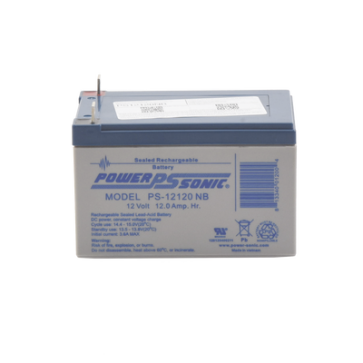 [N4-PS-12120-NB-196544] Batería 12V, 12AH, Para Respaldo, Tecnologías AGM/VRLA, 5 Años Vida Útil, Terminales NB, Reconocida UL