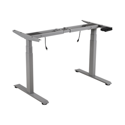 [N4-EM33-2A3-216367] Base de Escritorio Motorizado Profesional / Altura Ajustable 60-125cm / Estructura Estable / Funcionamiento Suave / 3 Preset de Posiciones / Color Gris / Soporta hasta 100Kg de carga