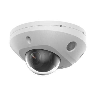 [N4-DS-2CD2543G2-LIS2U-230738] [Dual Light + 2 Micrófonos Integrados] Mini Domo IP 4 Megapixel / Lente 2.8 mm / 30 mts Luz Blanca + 30 mts IR / ACUSENSE / Exterior IP67 / IK08 /  WDR 120 dB / PoE / ONVIF / MicroSD / ACUSEARCH