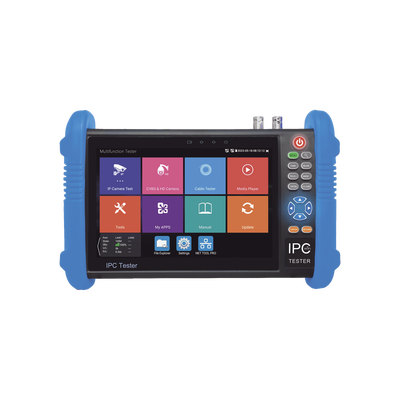 [N4-TPTURBO8K-222906] Probador de Vídeo Android con Pantalla LCD de 7" para IP ONVIF / HD-TVI (8MP), HD-CVI (8MP) y AHD (5MP) / Wi-Fi, Scanner IP, WiFi, entrada HDMI