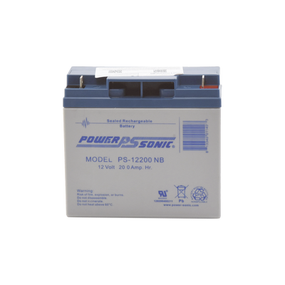[N4-PS-12200-NB-196559] Batería 12V, 20AH, Para Respaldo, Tecnologías AGM/VRLA, 5 Años Vida Útil, Terminales NB, Reconocida UL