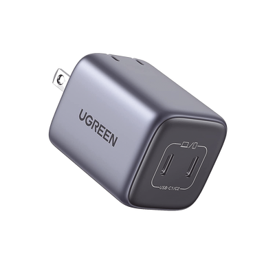 [N4-90572-215589] Cargador de 45W serie Nexode Mini | 2 Puertos USB-C de Carga Rápida | Tecnología GaN II | Power Delivery 3.0 | Quick Charge 4.0 | Chip Confiable y Carga Inteligente | Optimiza la Experiencia de Carga | Tecnología Thermal Guard