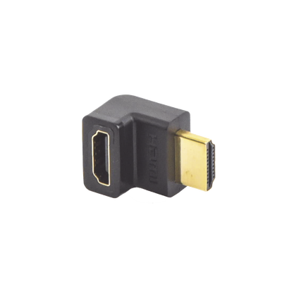 [N4-20110-208510] Adaptador HDMI de 90 Grados Macho a Hembra / Hacia Arriba / HDMI 2.0  4K@60Hz / Proporciona Flexibilidad Sin Doblar los Cables HDMI