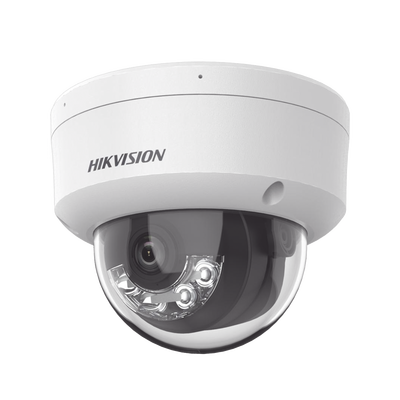 [N4-DS-2CD2123G2-LIS2U-228598] [Dual Light + 2 Micrófonos Integrados] Domo IP 2 Megapixel / Lente 2.8 mm / 30 mts Luz Blanca + 30 mts IR / ACUSENSE / Exterior IP67 / IK10 / WDR 120 dB / PoE / ONVIF / Micro SD / Metal / ACUSEARCH
