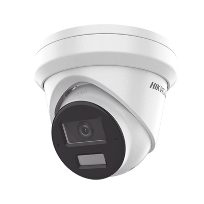 [N4-DS-2CD2343G2-LI2U-228603] [Dual Light + 2 Micrófonos Integrados] Turret IP 4 Megapixel / Lente 2.8 mm / 30 mts Luz Blanca + 30 mts IR / ACUSENSE / Exterior IP67 / WDR 120 dB / PoE / ONVIF / Micro SD/SDHC/SDXC / Metal / ACUSEARCH