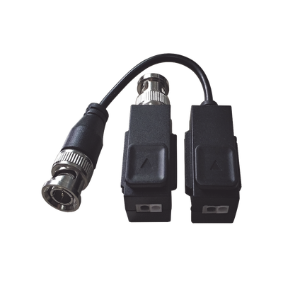 [N4-DS-1H18S/E(C)-198102] Kit de Transceptor (Balluns) TURBOHD con Boton Push / Hasta 8 MP (4K) / 100% Cobre / Soporta HD-TVI / AHD / CVI / CVBS / Audio por Coaxitron / Datos para Menu de Configurar de Cámaras