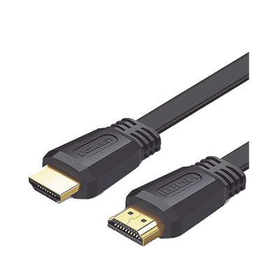 [N4-50819-210861] Cable HDMI 2.0 Plano de 1.5 m / 4K@60Hz / HDR / 3D / HEC (Canal Ethernet HDMI) / ARC (Canal de Retorno de Audio / Color Profundo de 48 bits / Audio de 32 canales / HDCP /Audio Dolby True HD 7.1 / 18 Gbps / Estañado y Triple Blindaje / Anti Interfer