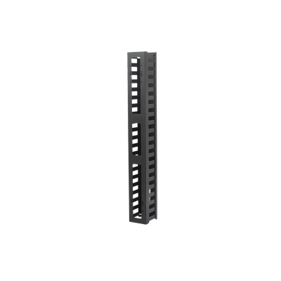 [N4-LPVM21U-230515] Organizador de Cable Vertical de 21 Unidades Rack Sencillo, Compatible con Racks Serie EIRL y EIQR