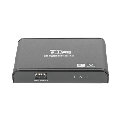 [N4-TT312HDR-V2.0-169568] Divisor (Splitter) HDMI 4K de 1 Entrada a 2 Salidas (Simultaneas) / Soporta 4K×2K / Ajuste de resoluciones EDID / HDR / HDMI 2.0 /  HDCP 2.2  / Soporta formatos de Audio Dolby Digital / Longitud del cable de entrada y salida ≤10m.